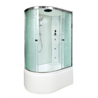 Душевая кабина Deto ЕМ4511 R с гидромассажем (гм.) 110х80х220 см